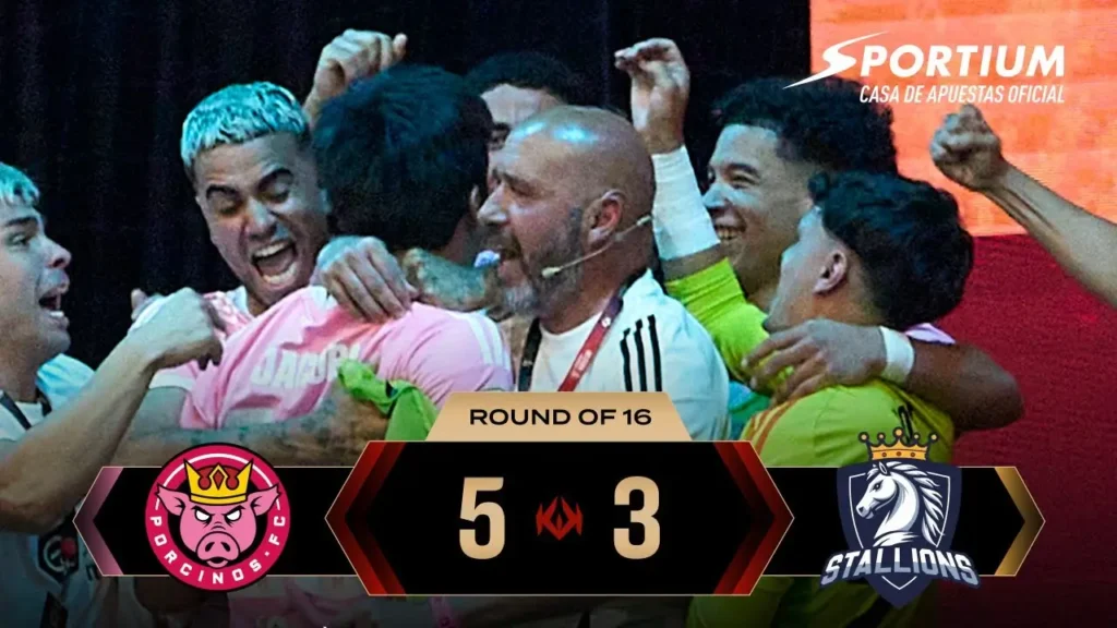 Risultato Porcinos-Stallions agli ottavi del mondiale di Kings League